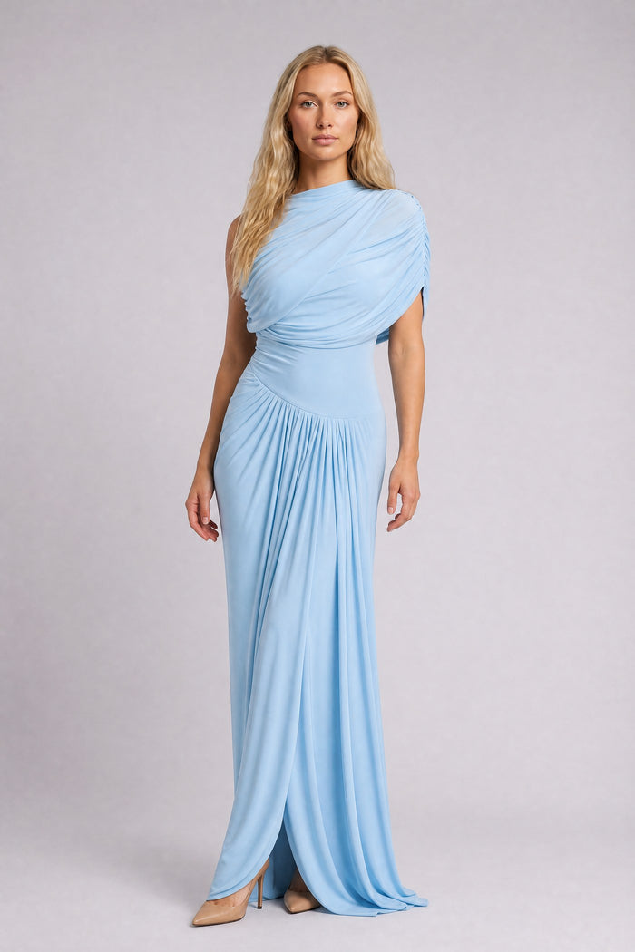 COLONNA · maxi · błękit — przód