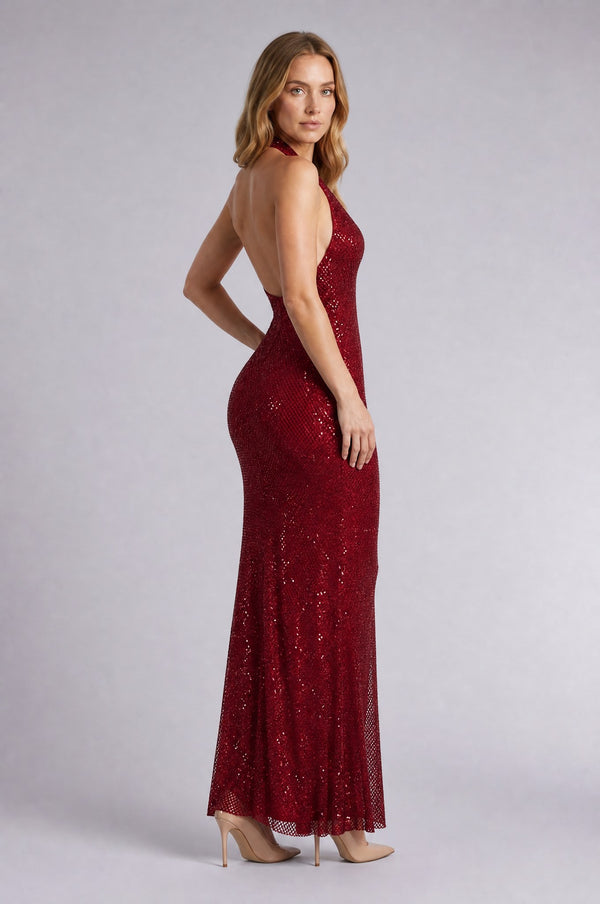 NOTTE · maxi · burgund