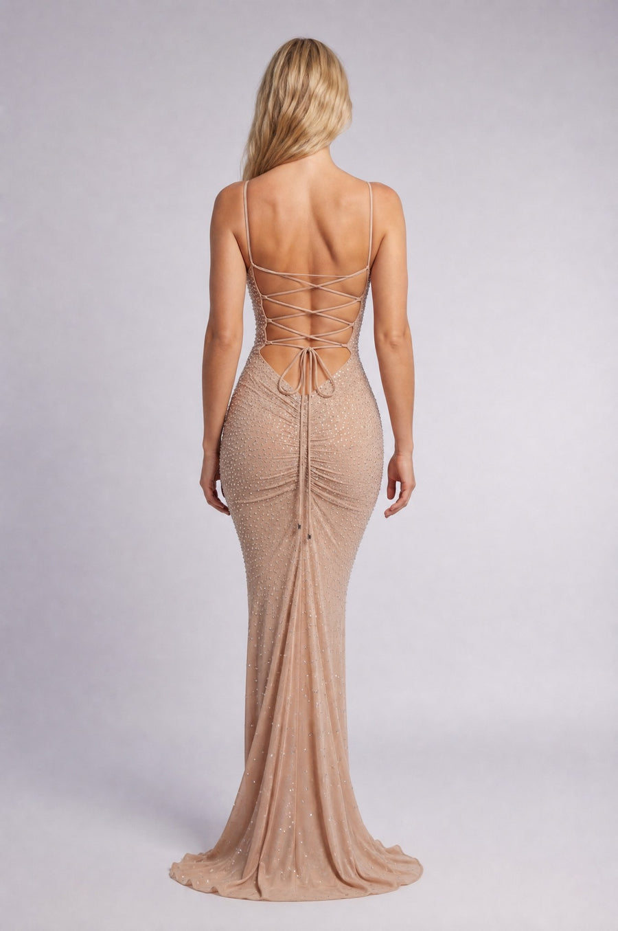 STELLA · maxi · szampan — tył