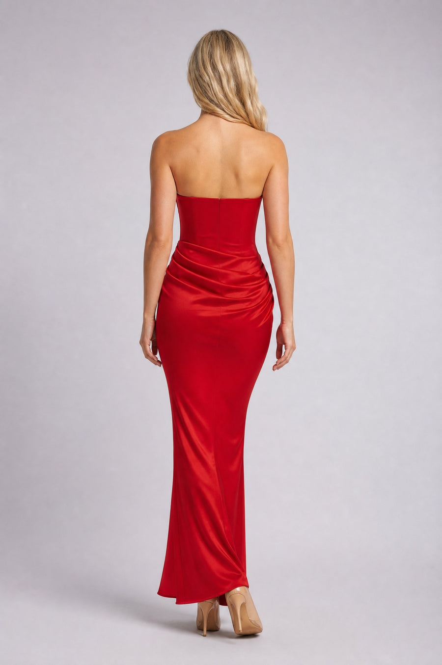 PERLA · maxi · czerwień — tył
