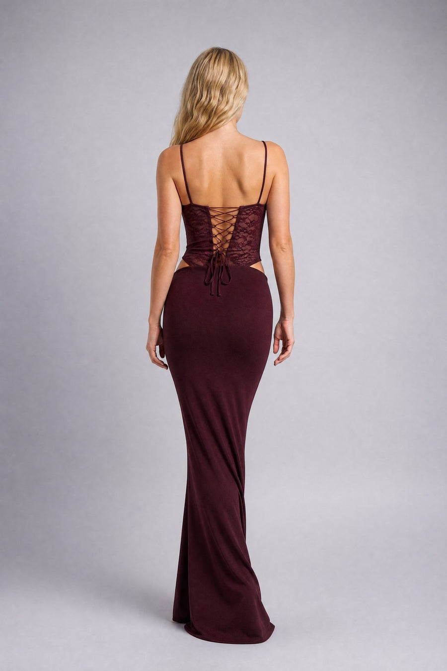 OMBRA · maxi · burgund — tył